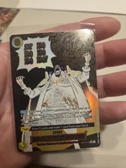 Bandai One Piece Card Game Zehahahahaha! OP16-116 Secret Rare Alt Art Foil - Image 1