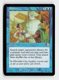 Bribery Rare Mercadian Masques Magic: The Gathering Cards - Image 1