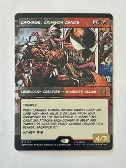 Carnage, Crimson Chaos (Borderless) Marvel's Spider-Man Foil - Image 1
