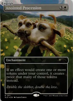 Anointed Procession MTG Foil Secret Lair Drop Series Rare NM Pck Fresh - Image 2