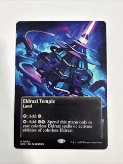 Eldrazi Temple Borderless (0059) MTG Edge of Eternities Nm/M - Image 1