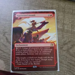 Aggravated Assault Wilds of Eldraine: Enchanting Tales **NM/ PACK FRESH** - Image 1