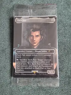 MTG Zack Fair Promo FFVII REBIRTH Nintendo Switch 2 Pack-In Bonus Sealed - Image 1