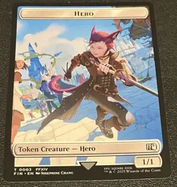 Hero (0003) Knight Double-Sided Token - FINAL FANTASY (FIN) - Image 1
