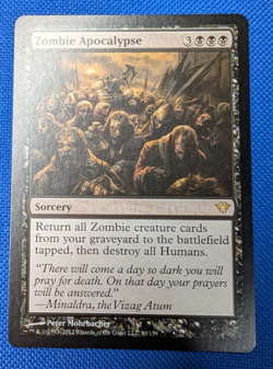 Zombie Apocalypse, Dark Ascension, MTG, Magic the Gathering - Image 1