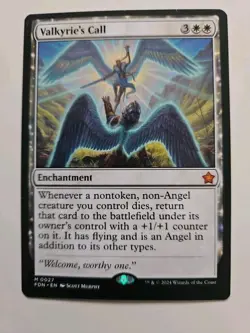 MTG Magic the Gathering Valkyrie's Call (27/789) Foundations NM - Image 1