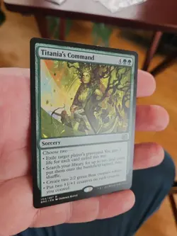 MTG Titania's Command The Brothers' War 194/287 Regular Rare - Image 1