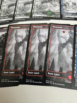 10 MTG Basic Land Full Art VOW - Image 3