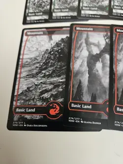 10 MTG Basic Land Full Art VOW - Image 4