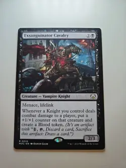 MTG Exsanguinator Cavalry 26/542 March of the Machine Commander NM - Image 1