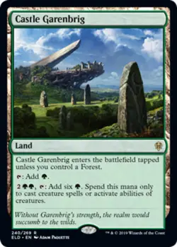 [1x] Castle Garenbrig - Near Mint, English - Throne of Eldraine MTG Magic - Image 1