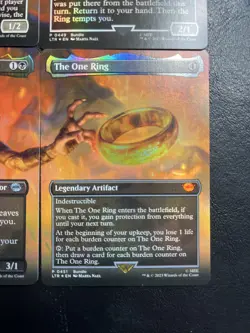 MTG The One Ring FOIL Bundle Scene 0448-0451 (Marta Nael) w/ Sam, Frodo, Gollum - Image 1
