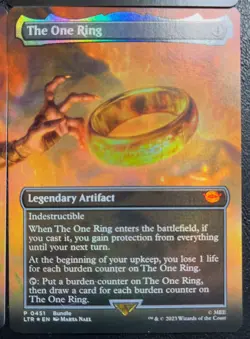 MTG The One Ring FOIL Bundle Scene 0448-0451 (Marta Nael) w/ Sam, Frodo, Gollum - Image 2