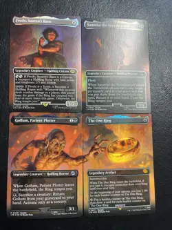 MTG The One Ring FOIL Bundle Scene 0448-0451 (Marta Nael) w/ Sam, Frodo, Gollum - Image 3