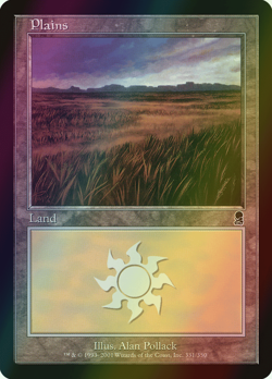 MTG Plains (331) Foil ** Odyssey ** English (NM) - Image 1