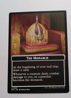 MTG - Lorwyn Eclipsed: Saproling (0007) The Monarch (0012) - Near Mint - Image 2