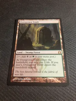 Overgrown Tomb - RTR - NM - Magic The Gathering - MTG - Image 1