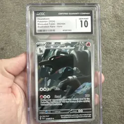 Houndoom 066/064 Shrouded Fable CGC 10 GEM MINT Pokemon IR Illustration Rare - Image 2