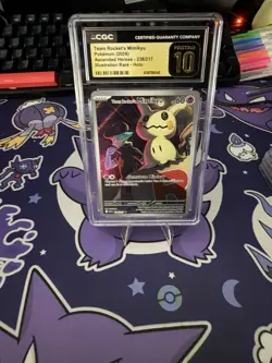 2026 POKEMON ASC HEROES ILLUST RARE #238 TEAM ROCKET'S MIMIKYU CGC 10 PRISTINE - Image 1