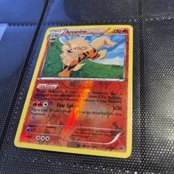 Pokemon TCG Arcanine 12/99 Next Destinies Reverse Holo Rare LP - Image 2