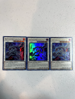 yugioh red-eyes zombie necro dragon ultra rare 3x gfp2-en133 playset GFP2 - Image 1