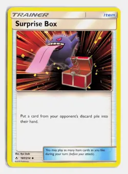 Surprise Box SM - Unbroken Bonds #187/214 NM Pokemon TCG Uncommon - Image 1
