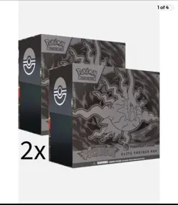 2x - PREORDER Pokemon Pitch Black Elite Trainer Box ETB Pokemon Center Exclusive - Image 1