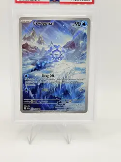 2025 POKEMON BLK EN-BLACK BOLT ILLUSTRATION RARE #111 CRYOGONAL PSA 9 - Image 2