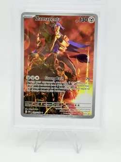 Zamazenta 201/182 Illustration Rare 2025 Pokemon Destined Rivals PSA 9 Mint - Image 2