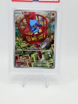 2025 Riolu 010 Pokemon Mega Evolution ETB Promo PSA 9 - Image 2
