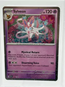 Mint - 2025 POKEMON SVP EN-SV BLACK STAR PROMO #172 SYLVEON PSA 9 - Image 2