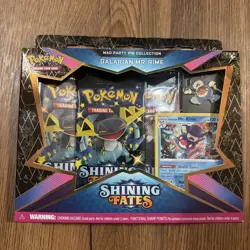 Pokemon TCG: Shining Fates Mad Party Pin Collections Box - Galarian Mr. Rime - Image 1