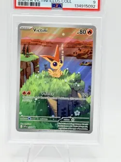 2025 POKEMON SVP PROMO UNOVA VICTINI ILLUSTRATION COLLECTION #208 VICTINI PSA 9 - Image 2