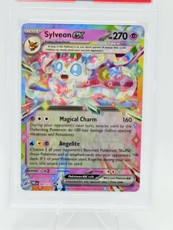 2025 POKEMON PRE EN-PRISMATIC EVOLUTIONS #041 SYLVEON EX PSA 9 - Image 2