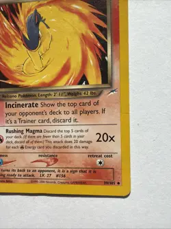Dark Quilava 39/105 Neo Destiny Regular MP Unlimited Vintage Pokemon - Image 4