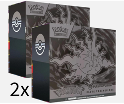2x - PREORDER Pokemon Pitch Black Elite Trainer Box ETB Pokemon Center Exclusive - Image 1