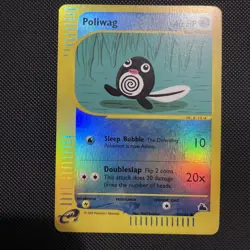 Pokemon TCG Poliwag Skyridge Common Reverse Holo 87/144 English 2003 NM / LP - Image 1