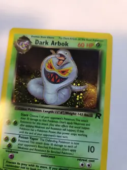 Dark Arbok Fossil Holo Pokemon Base WOTC - Image 5