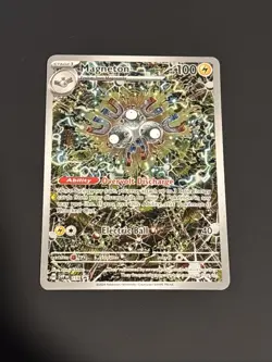 Pokemon Company Magneton 159 Sv: Scarlet & Violet Promo Holo. White dot corner* - Image 1