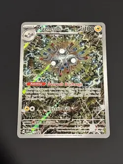 Pokemon Company Magneton 159 Sv: Scarlet & Violet Promo Holo. White dot corner* - Image 2