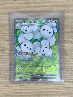 Pokemon TCG - Maushold EX 233/182 Full Art Ultra Rare Holo - Paradox Rift - Image 1