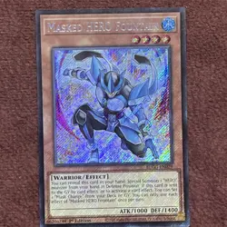 Yu-Gi-Oh! Masked HERO Fountain Secret Rare BLGG-EN029 1st Ed. NM - Image 4