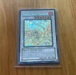 Black Rose Dragon (Ghost Rare) 1st EDITION CSOC-EN039 Crossroads of Chaos - Image 1