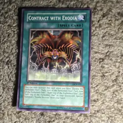 Konami Yu-Gi-Oh! Contract with Exodia DCR-031 1st Ed Ultra Rare English - Image 1