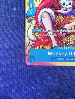 One Piece TCG Monkey D. Luffy P-043 No Stamp 2024 Convention Promo English - Image 2