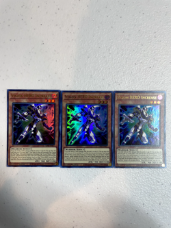 yugioh vision hero increase ultra rare 3x gfp2-en057 playset GFP2 - Image 1
