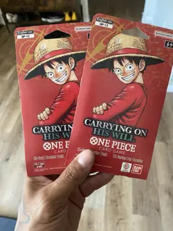 2 One Piece Blister Packs Carrying On His Will - Image 1