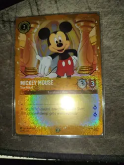 Disney Lorcana Mickey Mouse True Friend Karte - 36/P2 EN-1 - OVP Promo Foil TCG - Image 1