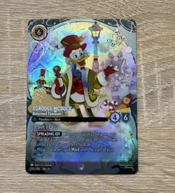 Disney Lorcana Scrooge McDuck - Reformed Ebenezer (Enchanted) 235/204 Foil ENG - Image 1