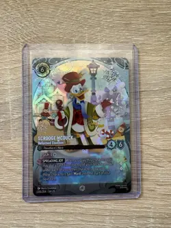 Disney Lorcana Scrooge McDuck - Reformed Ebenezer (Enchanted) 235/204 Foil ENG - Image 3